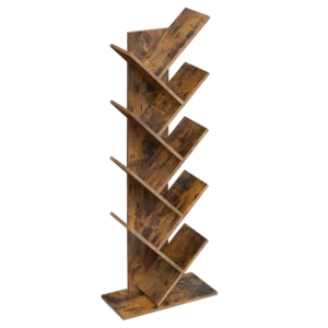 Bibliothèque arbre sur pied 8 niveaux forme géométrique 142 cm - Photo 1