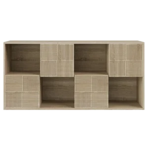 Bibliothèque modulaire 8 compartiments 4 portes - Nael Nord - Photo 1