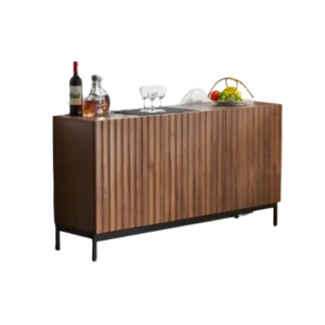 Buffet design ondulé 3D marron foncé - Niels Edge - Photo 1