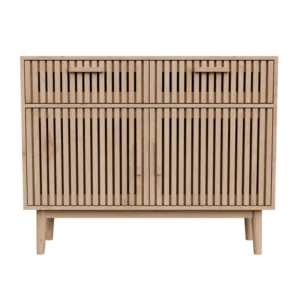 Buffet moderne en bois 2 portes et 2 tiroirs - Mira Studio - Photo 1