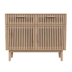 Commode style campagnard 4 ou 6 tiroirs couleur bois pieds hauts - Jules - Variante #1645