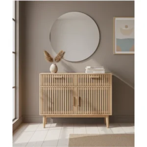 Commode style campagne en bois avec tiroirs - Isis Line - lifestyle vue de face