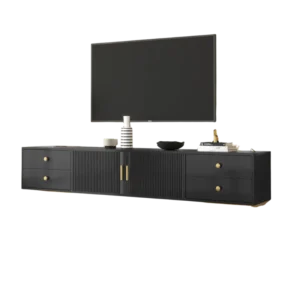Meuble TV bas moderne 2 portes et 4 tiroirs 175 cm - Nael Mode - Photo 1