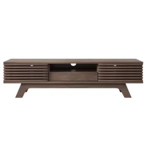 Meuble TV style vintage avec tiroir et 2 portes 150 cm - Auro - Photo 1