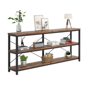 Table console canapé moderne 3 niveaux étagères ouvertes 180 cm - Soren Casa - Photo 1