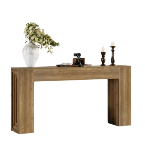 Table console style campagne 2 niveaux 160 cm - Kirk Wood